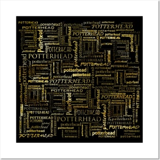 Potterhead pattern / texture (liquid gold) - gift idea Posters and Art